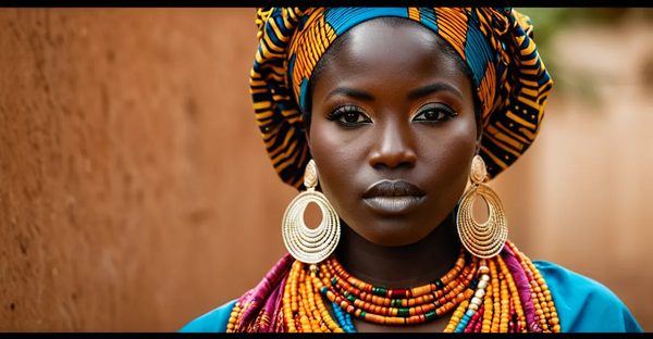Boubou africain pour femme : élégance colorée à prix réduit